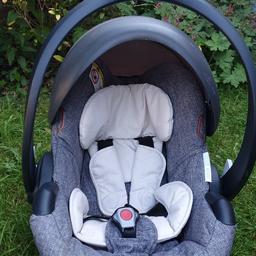 Stokke be safe car seat
One of the safest car seat on the market. 
+ manual
+newborn insert

Few scratches (see pictures)
But still working perfectly