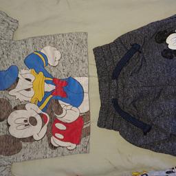 Boys Age 0-3 Months Mickey Mouse outfits.
 Worn a few times but still in a good condition.

Selling due to my son outgrowing everything