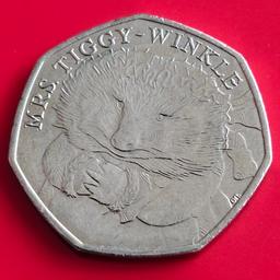 A 50p coin issued in 2016 from the Beatrix Potter's series.

No exchanges and no refund.
Postage can be combined.