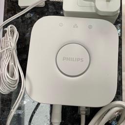 Brand new Philips Hue Bridge.
2 year warranty.
Version 2.1

The Philips Hue bridge is all you need to set up your personal Philips Hue system. This is actually the brain of the operation that enables you to control all of your Philips Hue products via the Philips Hue app

Assistant support: Amazon Alexa, Google Assistant, Siri

Dimensions
Width 8.8 cm
Depth 8.8 cm
Height 2.6 cm