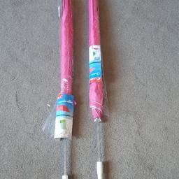 brand new
£5 each 

2 available
for use on a sun chair or just in garden
quite a large brolly