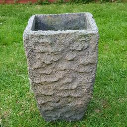 Really nice planting pot see pics for size. Stone not plastic. Drop off poss if local.