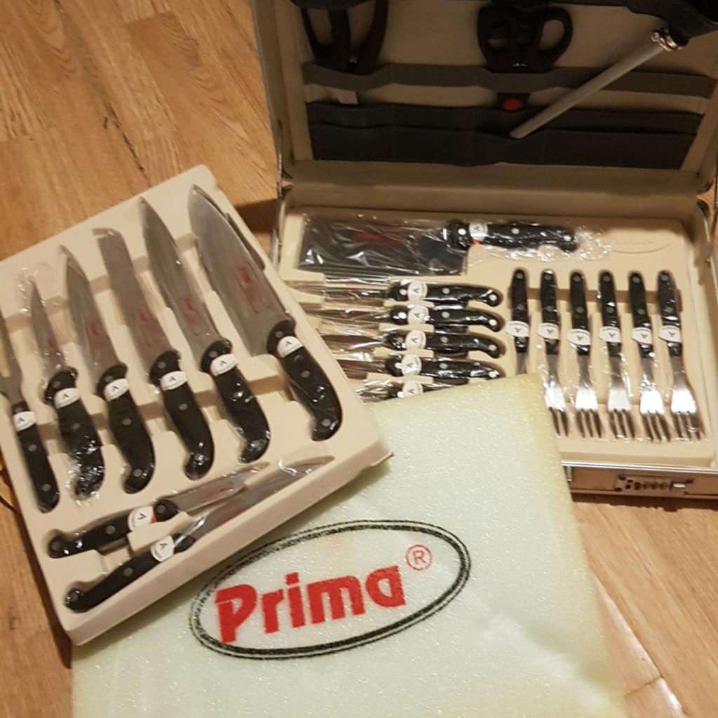 prima 24 piece deluxe knife set in briefcase in B45 Birmingham for £38.