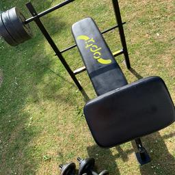 Bench Can Be Adjusted

30KG In Weights

X2 Dumbells + Weights

£220

Collection Only Thanks