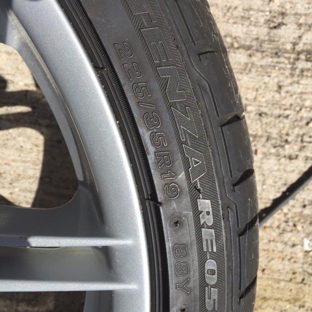 2 x Front BMW MSport Alloy’s with New Tyres in B90 StratfordonAvon