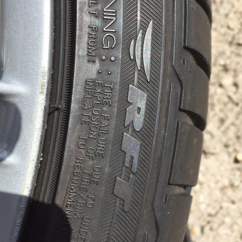 2 x Front BMW MSport Alloy’s with New Tyres in B90 StratfordonAvon