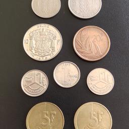 9 coins from Belgium, 4 of them are from the French side and 5 from the Flemish side.

No exchanges and no refund.