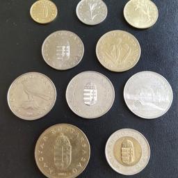 10 modern coins from Hungary.

No exchanges and no refund.