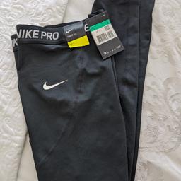 Brand new with tags Nike Pro girls XL tight fit leggings - never worn.

Was a gift that didn't fit