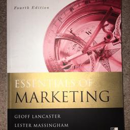 Brand New
Signed by Geoff Lancaster

The new edition of Essentials of Marketing synthesises contemporary marketing knowledge to present the fundamental principles that underpin any introductory marketing course, while retaining the core coverage of marketing perspectives, tools, and planning from the previous edition. This edition has been revised to meet the needs of students taking the CIM Marketing Fundamentals examination, for which this text is essential reading.
