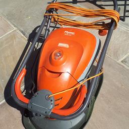 Great mower!!!
Working order just not needed anymore.
Has the bubble on the lid so you know once it's full also has a really long lead.
Can deliver depending on your location for an extra charge.