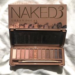 Naked 3 Urban Decay eyeshadow palette ✨✨
Beautiful palette and amazing shadows but I just have too much makeup at the moment.
Eyeshadows mostly barely used! Exterior of the palette a little bit marked (see photos).
RRP: £43!!
