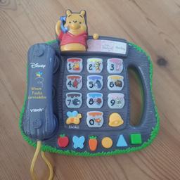 Kindertelefon Lernspielzeug

Sehr guter Zustand

Voll funktionsfähig

Privatverkauf: keine Garantie oder Gewährleistung
Für Selbstabholer