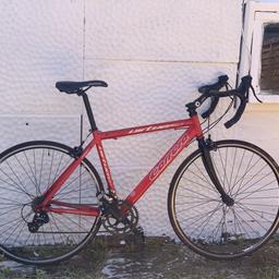 For sale Carrera Virtuoso Men’s road racing bike (red).

- M size frame
- 26” wheels
- 16 gears
- Racing bike pedals
- All in perfect working order
- Has recently been serviced
- Some age related marks but other than that ready to go
- Ideal for people of heights between 5’6 to 6’0

£175 ono can deliver nearby for fuel cost.