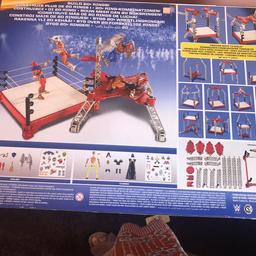 WWE create a superstar wresting ring & 2 figures. Build ur own ring. New packed, Perfect for kids Age 6+.on eBay is £89.99 I’m selling much cheaper. No time waster pls 
