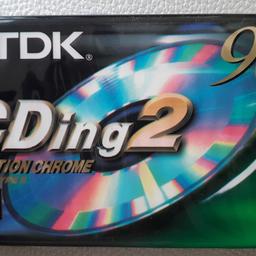 Brand new, sealed, unopened pack of 4
TDK CDing 2

90mins
media type - Chrome Oxide

Pack of 2 selling for £15 on Amazon