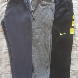 2x Next joggers,
good condition,

1x Nike joggers ( tiny scuff on one knee but bearly noticeable)