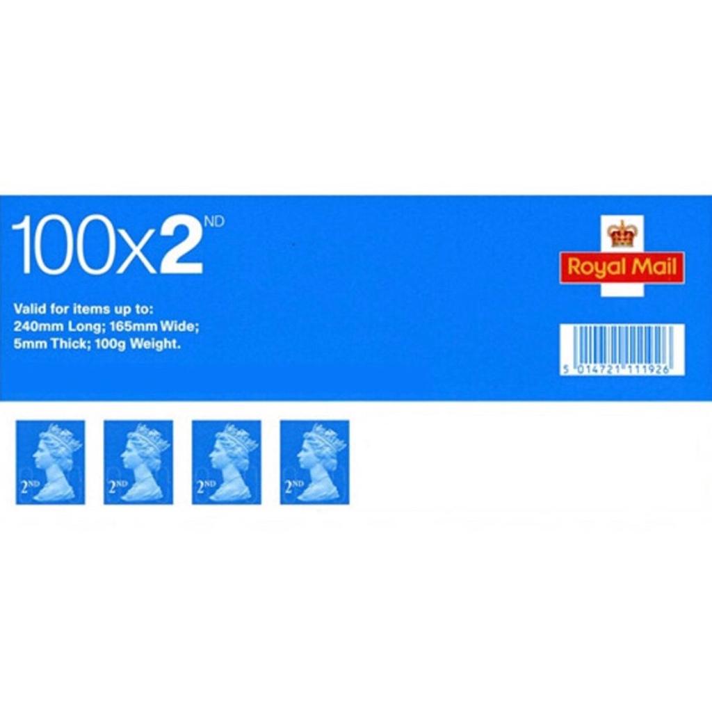 100 2nd Class Brand New Stamps In B20 Birmingham For 60 00 For Sale