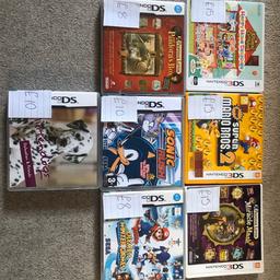 All prices in photo
All good condition
All work
All have boxes