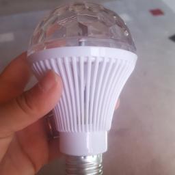 colour changing led rotating bulb will fit into a lamp or holder..not the standard one..its the thick bulb still new in box