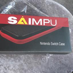 case for switch holds 10 games ,wires, plus switch brand new never been used collect wellingborough £5.
