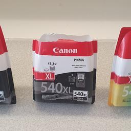 Canon pixma 540XL Black x2 541XL Color 

2 - black 540XL 21ml
1 Color 541XL 15ML 

I have bought by mistake wrong ink for my canon mg3050 and it does not fit so i am selling 3 for £20 or each for £20 one of the black in i open to check if it fits my printer but ot does not fit so it new juat the box is open.


£60 for all or £20 each