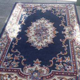 gorgeous. 9 foot by 6. stunning rug. just too big for my flat