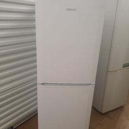 Fully working fridge freezer 
Temperature checked
175x54cm
3 months warranty 
Minor signs of use
Can deliver depending on location