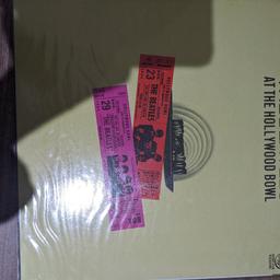 The Beatles - At The Hollywood Bowl - MFP Label - Rare Pink/Red Tickets Cover! Near Mint Condition