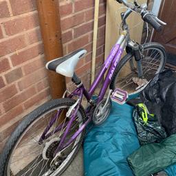 Not used for many years but generally in good condition. 
Mountain bike with gears. 
Would suit age 10+

Collection Bromsgrove.