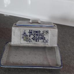 Home Sweet Home Butter dish. Please check out my other items thanks.