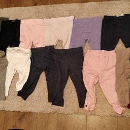 15 leggings/trouser bundle in size 12-18m
Excellent condition, no rips or stains