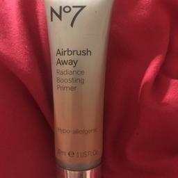 Full, new without box - paid £16 for this from boots

This clever light diffusing primer can help. Skin looks instantly healthier, more radiant and appears flawless, as if airbrushed. Leaves your skin perfectly smooth and even all day long. Skin looks healthier, more radiant and appears flawless.