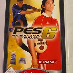 Hallo liebe Interessenten,
verkaufe hier mein PSP Spiel: Pro Evolution Soccer 6.

Auf Wunsch ist Versand möglich, dieser kostet 2,00€.

Zustand wie auf den Bildern zu sehen.

Dies ist ein Privatverkauf ohne jegliche Garantie und Rücknahme.
