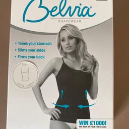 Belvia Shapewear Slimming Bodysuit (Black) Small