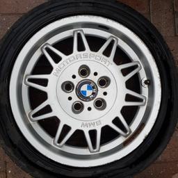 Genuine BMW E36 OEM M3 17” Style 39 Sunflower STAGGERED Alloy Wheels.

Good condition. These are very rare and a steal at this price.

2 of the tyres still have some life left.

Collection only.

Serious bidders only. No time wasters.