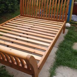Kingsize bed frame
free local delivery or you can collect
some scratches
but overall very strong solid frame
call 07394 033380