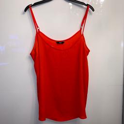 Red cami top
Size 16