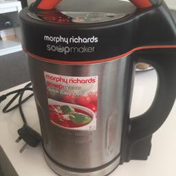 Only 4 months old .makes smooth and chunky soups in only 20 minutes.great quick healthy soups .Ideal for diet plans.

NO OFFERS 
PICKUP ONLY