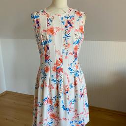 H&M elegantes Sommerkleid mit Blumen muster Größe 40
