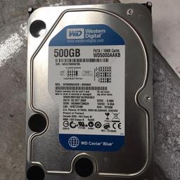 Western digital 500gb hard drive

Blue pata

wd5000aakb

Going for much more this type off drive

Cheap

Working fine as should

Plug in your device and there you have storage

Collection only

Thanks
