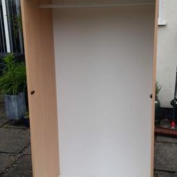 Good condition 
just need to screw the doors back on 
height 179cm
width 76cm 
free to collect westbrom