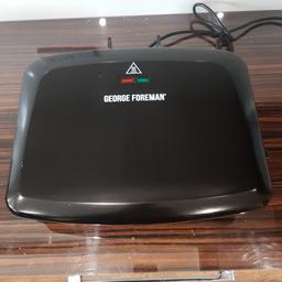 GEORGE FOREMAN GRILL 24330 FAMILY 5 PORTION GRILL


REMOVABLE PLATES


NEW UNUSED ITEM BUT DOES HAVE CRACK IN IT AS IN PIC 2


DOESN'T AFFECT THE WORKING OF IT


SO GRAB YOURSELF A BARGAIN


RETAILING AT AMAZON FOR £59.99
Large surface area lets you cook up to five servings at once for quick and easy family meals in under 20 minutes

Dishwasher safe removable grill plates for easy clean up every time.

George tough triple non-stick coating is durable & eliminates the need for oil and butter.