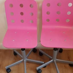 In very good condition 2 ikea hydrolic ikea kids office chairs . 2 for £10 or £ 7 each. Selling due to house move. Collection from Romford RM14DR.