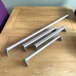 4 Ikea clothes rails - komplement  to fit PAX wardrobe system. 

3 - 500mm 
1- 1000mm

Includes fixings