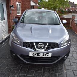 Nissan Qashqai, 2 Owners. MOT until 20/03/2021. Very Low Mileage at 43535.

Grey Colour. 2 Keys, 1.6 Petrol. SUV. Manual. Bluetooth. AC. Reverse Sensors. Alloys. Large Boot.

Mint condition outside, was previously Cat N with panel damage (VANDAL) this has been all repaired carefully using original parts and taken time to do and not a quick cowboy job.

I have taken lots of pictures for you to see in mint condition.

MOT was done just before lockdown started with plan to sell but had to hold off