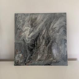 Original Abstract Art Acrylic Liquid Marble Grey Painting On MDF 30x30cm.

Abstract Grey Marble Style Contemporary Art Painting On MDF

Size 30x30cm.

Great box famed or as a lean to on a mantle piece or shelf.