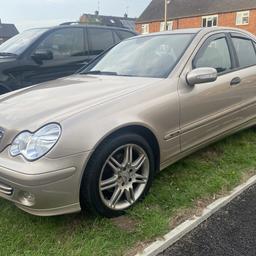 2005 Mercedes Benz C200, Diesel, Automatic, 12 months MOT, FSH, ONLY 70448 miles!! This has been my husbands car for the last 3 years and he is a mechanic at Mercedes so has always been looked after. Car is now SORN so mileage won’t change. Lovely car to drive. Interior is in excellent condition and bodywork has some marks (worst is a scratch on passenger front door which is visible in side picture) but is generally good for year. No time wasters. More pics on request. Also listed elsewhere