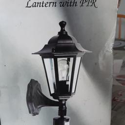 In design
Latern with PIR
Never used ( damaged box)
available for collection only