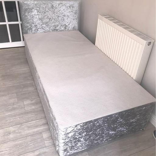 Buy & Sell Greater Manchester Stockport - Photos for Brand New Crushed Velvet Single Size Bed sale